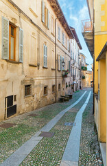 beautiful streets of Orta San Giulio city