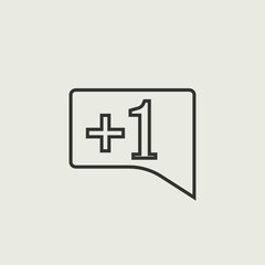 New message vector icon illustration sign