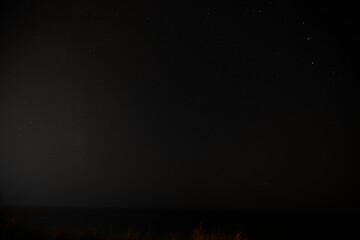 Beautiful night photo of stars and sky 