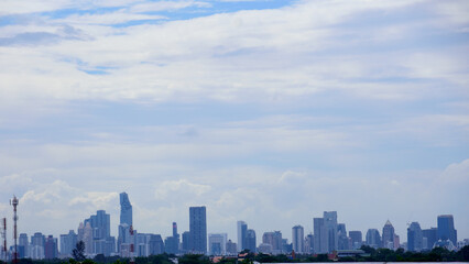 Obraz premium Bangkok city landscape in the day time