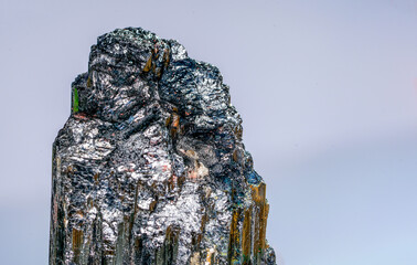 Tourmaline photographed with the macro in best studio quality and high resolution