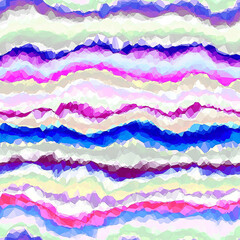 Trippy Squiggly Wavy Stripes Abstract Digital Seamless Background