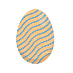 easter egg beige with blue stripe