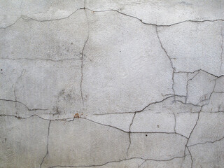cracked old concrete wall