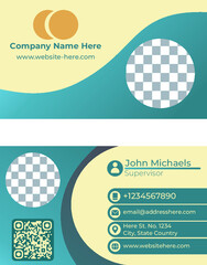 Green Business Card Template