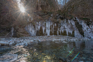 秩父　三十槌の氷柱