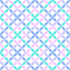 Abstract seamless geometric multicolor pattern.