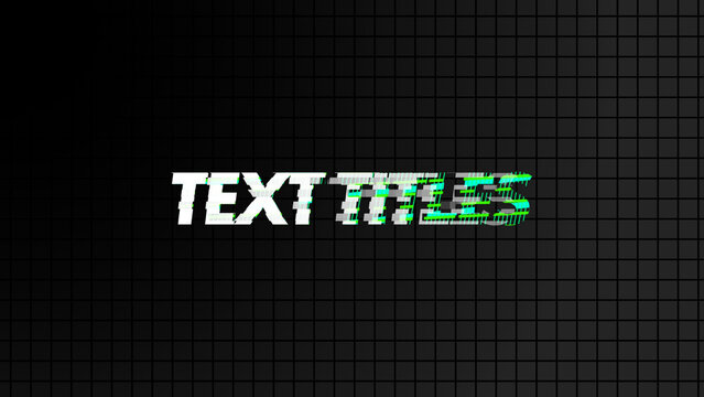 Cool Enveloping Layer Text Titles