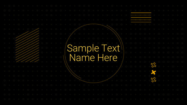 Bright Geometric Titles