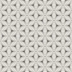 Vector seamless pattern. Repeating geometric abstract elements. Stylish monochrome background design.