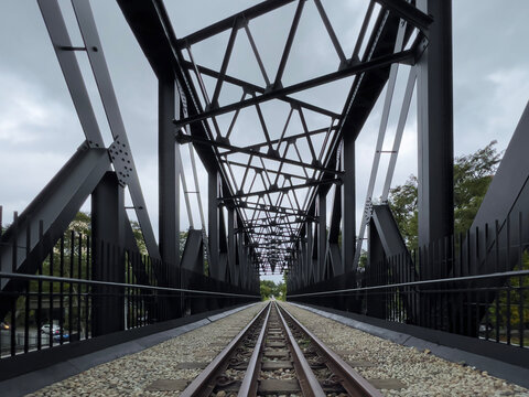 Railway Bridge Above Bukit Timah Road - Singapore.