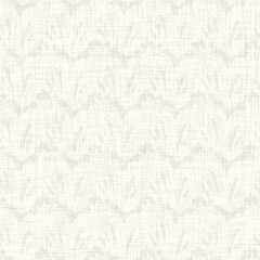 Greige plain seamless linen wash texture. Neutral tone minimal fabric effect background. Natural woven cloth for beach wedding. Coastal cottage style design material. High quality raster jpg swatch.