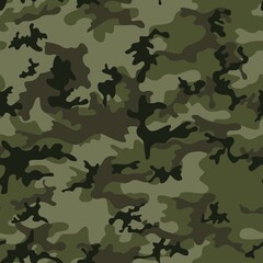 Abstracte camo vector militaire naadloze patroon, leger textuur.