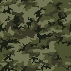 Keuken foto achterwand Militair patroon Abstracte camo vector militaire naadloze patroon, leger textuur.