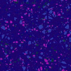 Vibrant Jewel Tone Funky Bohemian Terrazzo Digital Abstract Seamless Background