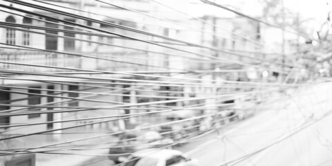 street line city background