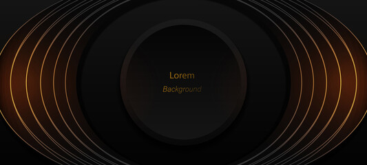 Web  Lorem background circle music black.
