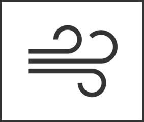 Pictogram for outside air, circulation