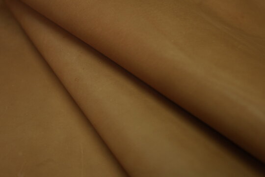 natural haberdashery leather cow crast texture anilin
