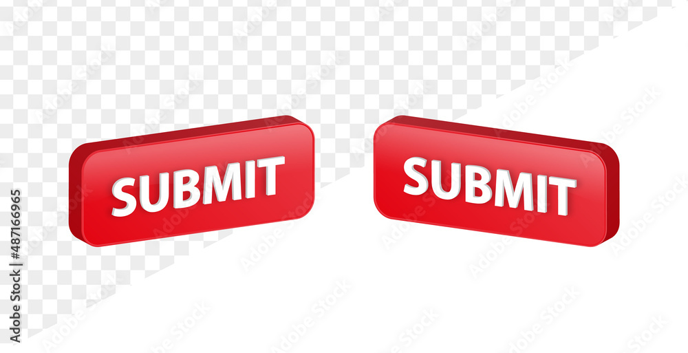 Aufkleber 3d submit banner label button web 3d buttons