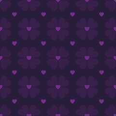Seamless valentines pattern with hearts for postcard and gifts and cards 