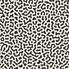 Vector seamless pattern. Repeating geometric abstract elements. Stylish monochrome background design.