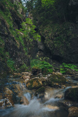 Mountain river in the Janosikove diery - Terchova