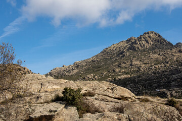 Paisaje de la Sierra Norte de Madrid