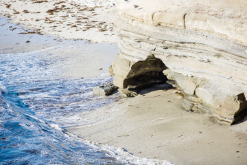 La Jolla Beach Cave From Above
