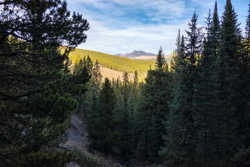 Landscape near Landslide Peak in the Rocky Mountains