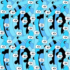 Kids seamless worms pattern for fabrics and textiles and packaging and linens and gifts and cards and hobbies
