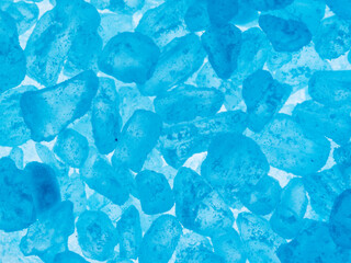 Coarse grains of table salt in the backlight 