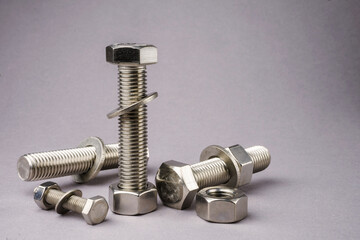 Set of screws of different types, allen, grade 5, hexagonal millimeter, eye bolts, washers, dowel,...