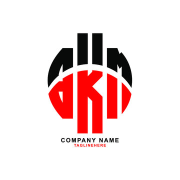 BKM letter design. BKM letter logo design with white background. BKM creative letter logo with two colors.
