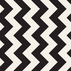 Vector seamless pattern. Repeating geometric abstract elements. Stylish monochrome background design.