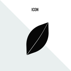 Tea leaf vector icon illustration sign