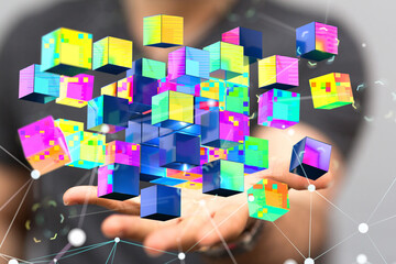 Futuristic wave, Futuristic data stream