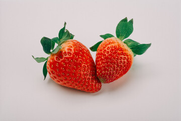 fresh ripe strawberries