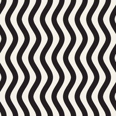 Vector seamless pattern. Repeating geometric elements. Stylish monochrome background design.