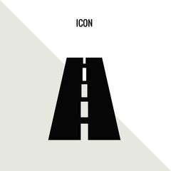 Road vector icon illustration sign