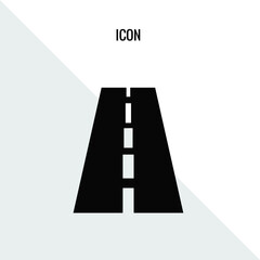 Road vector icon illustration sign