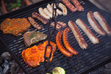 barbecue sausage and shrimp