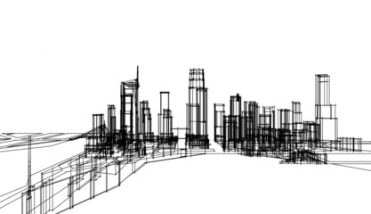 city concept sketch
