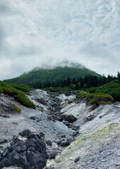 Volcano on the Kuriles