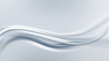 White and grey waves background. Abstract creative graphic for web. Modern business style with silver lines effect.