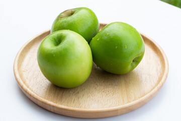 isolate three greens apple for marketing