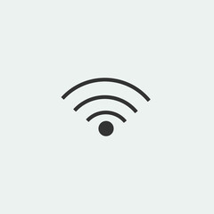 Wifi vector icon illustration sign