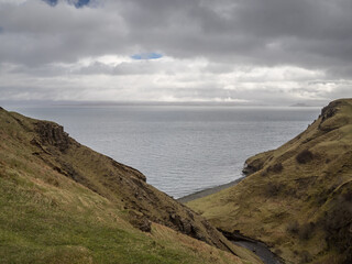 Skye landscape of the Totternish peninsula