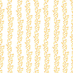 Watercolor seamless pattern with various types of Italian pasta
