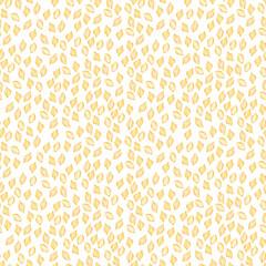 Watercolor seamless pattern with various types of Italian pasta
